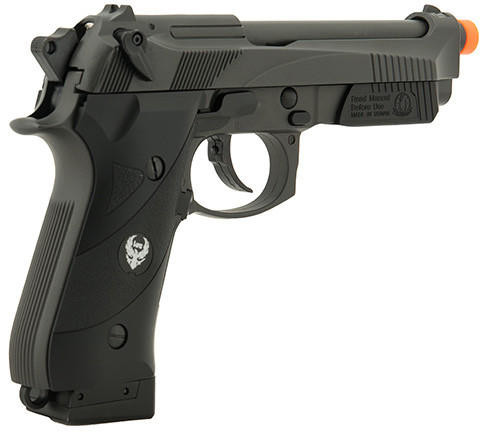 HFC 192 CO2 Blowback Airsoft Pistol with Accessory Rail, Black